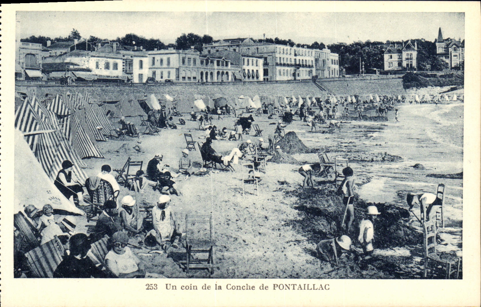 CPA Pontaillac Un Coin de la Conche 