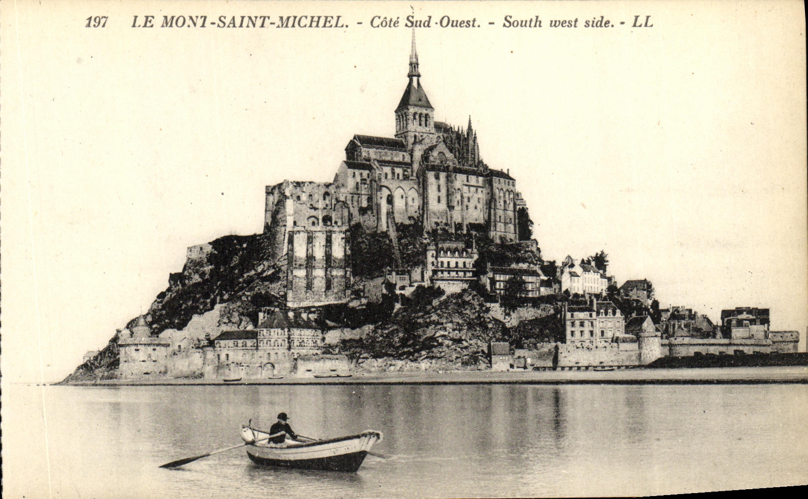 CPA Le Mont Saint Michel Cote Sud Ouest