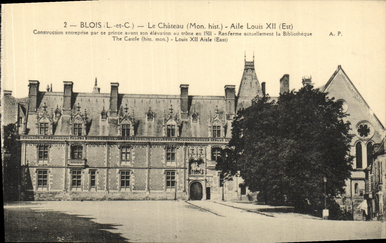 CPA Blois La Chateau Aile Louis XII