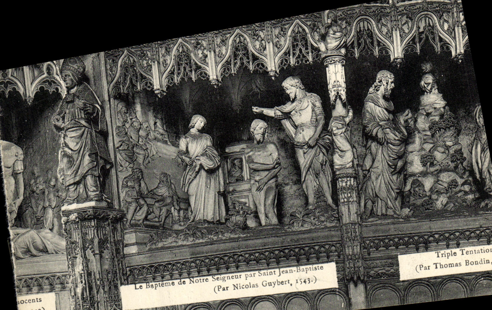 CPA La Bapteme de Notre Seigneur par Saint Jean Baptiste Chartres