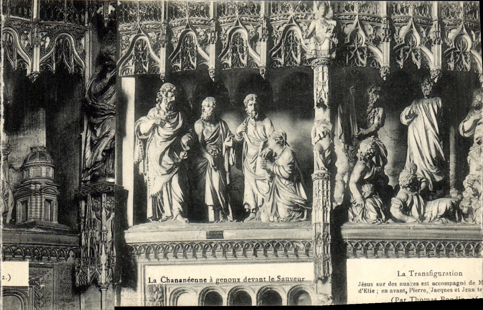 CPA La Chanaeenne a Genoux devant le Sauveur Chartres