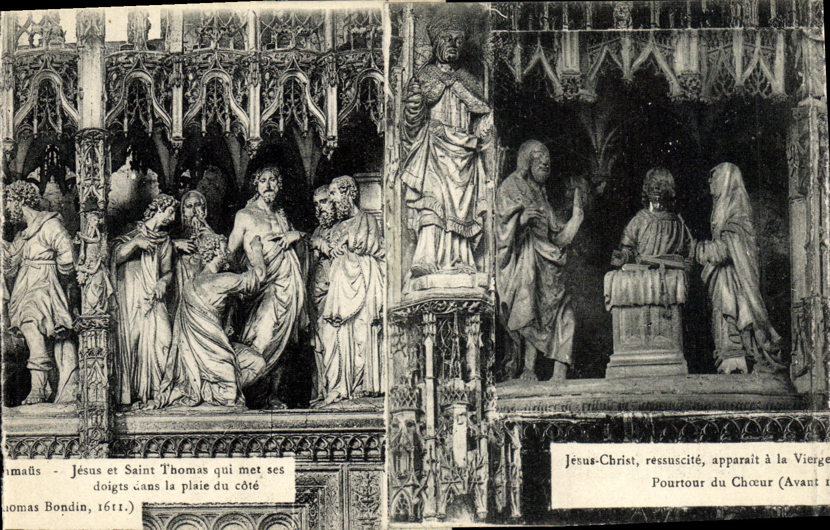 CPA Jesus Christ Ressuscite apparait a la Vierge Chartres