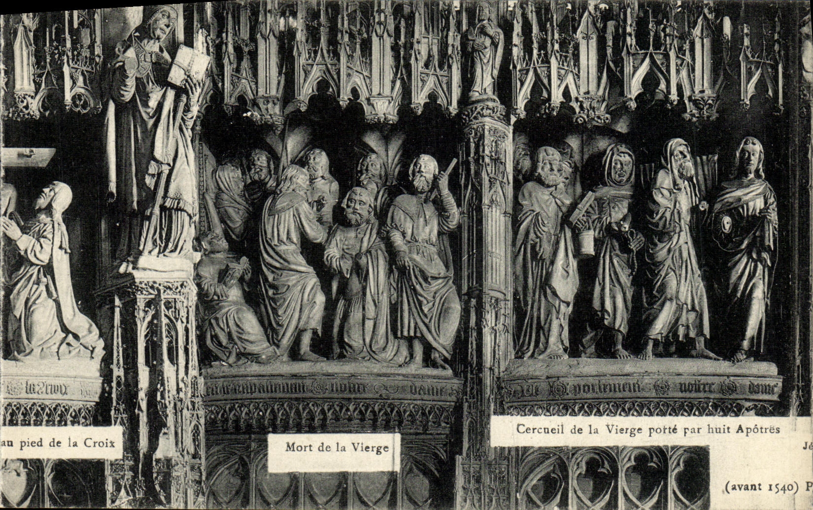 CPA Mort de la Vierge Cerrneil de la Vierge Porte par Huit Chartres