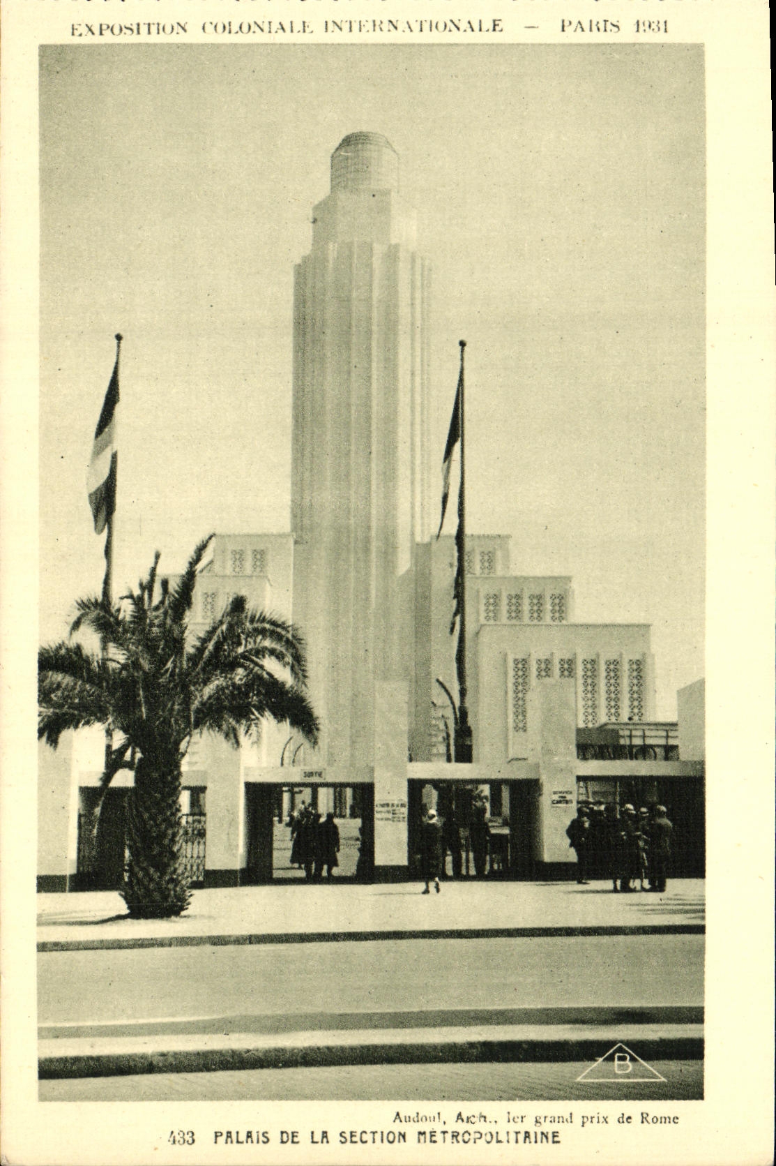 CPA Exposition Colonlale Internationale Paris 1931 Palais De La Section Mertropolitaine