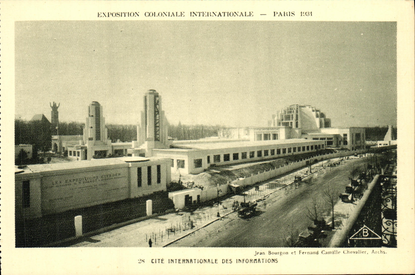 CPA Exposition Colonlale Internationale Paris 1931 Cite internationale des informations