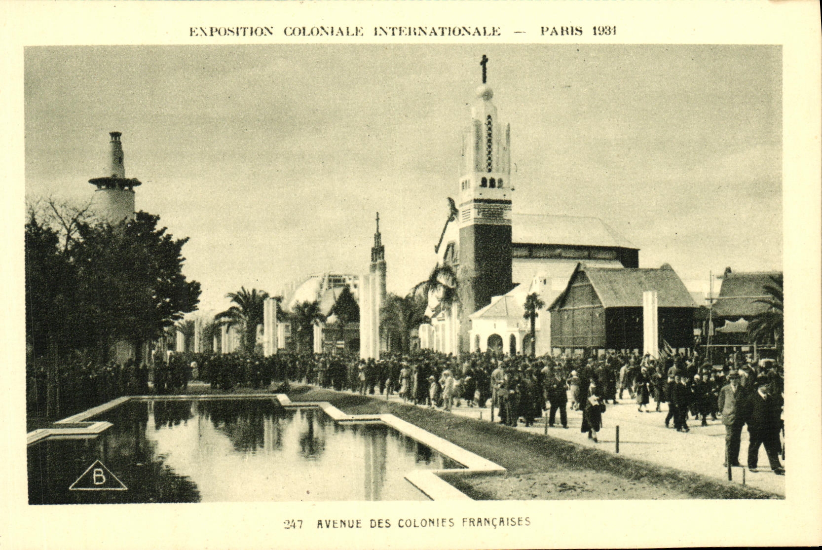 CPA Exposition Colonlale Internationale Paris 1931 Avenue des colonies francaises