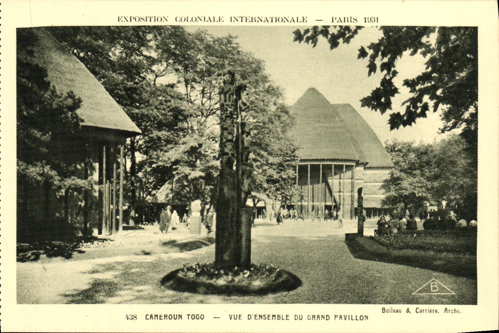 CPA Exposition Colonlale Internationale Paris 1931 Cameroun Togo Vue D Ensemble Du Grand Pavillon