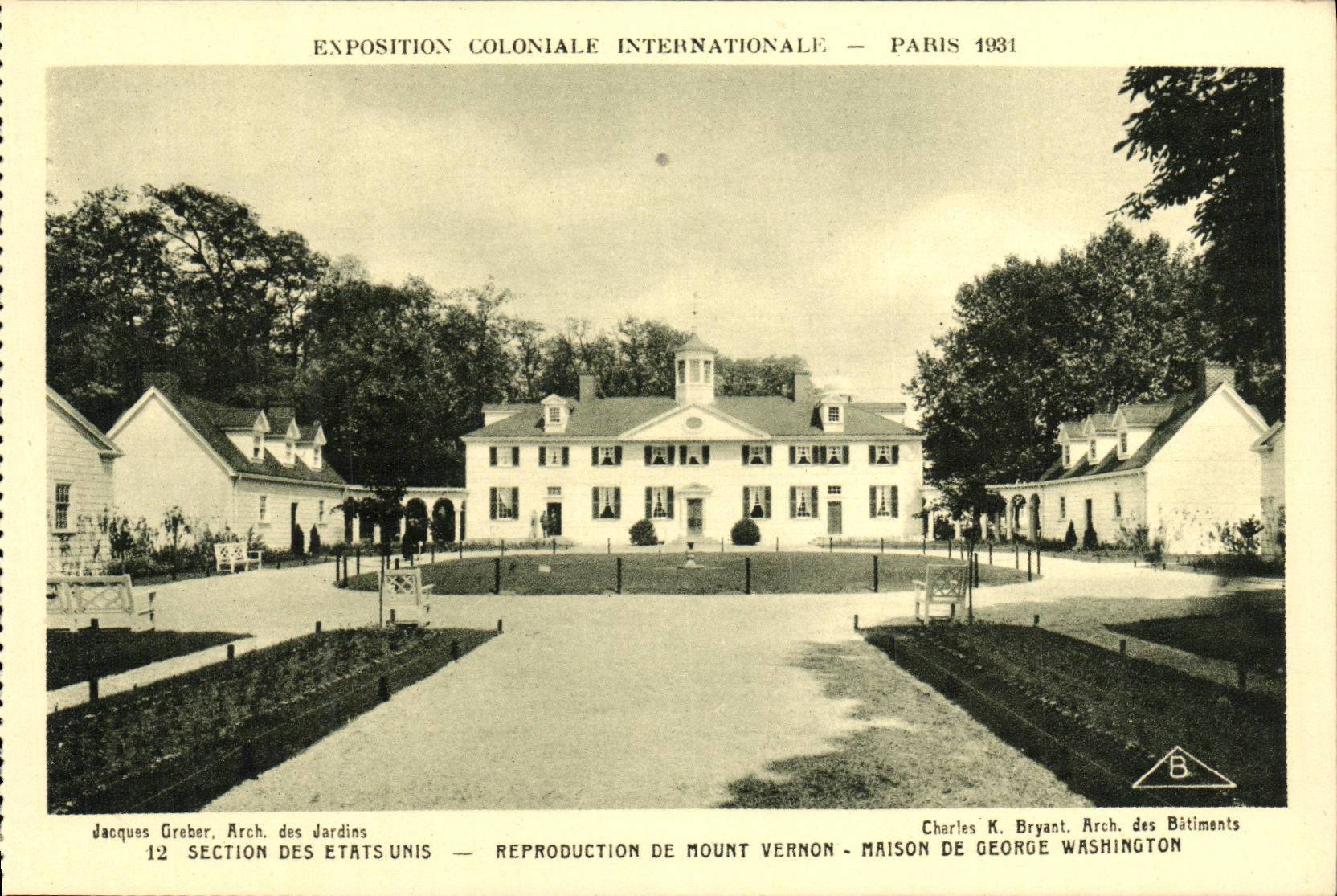 CPA Exposition Colonlale Internationale Paris 1931 Section Des Etats Unis Washington