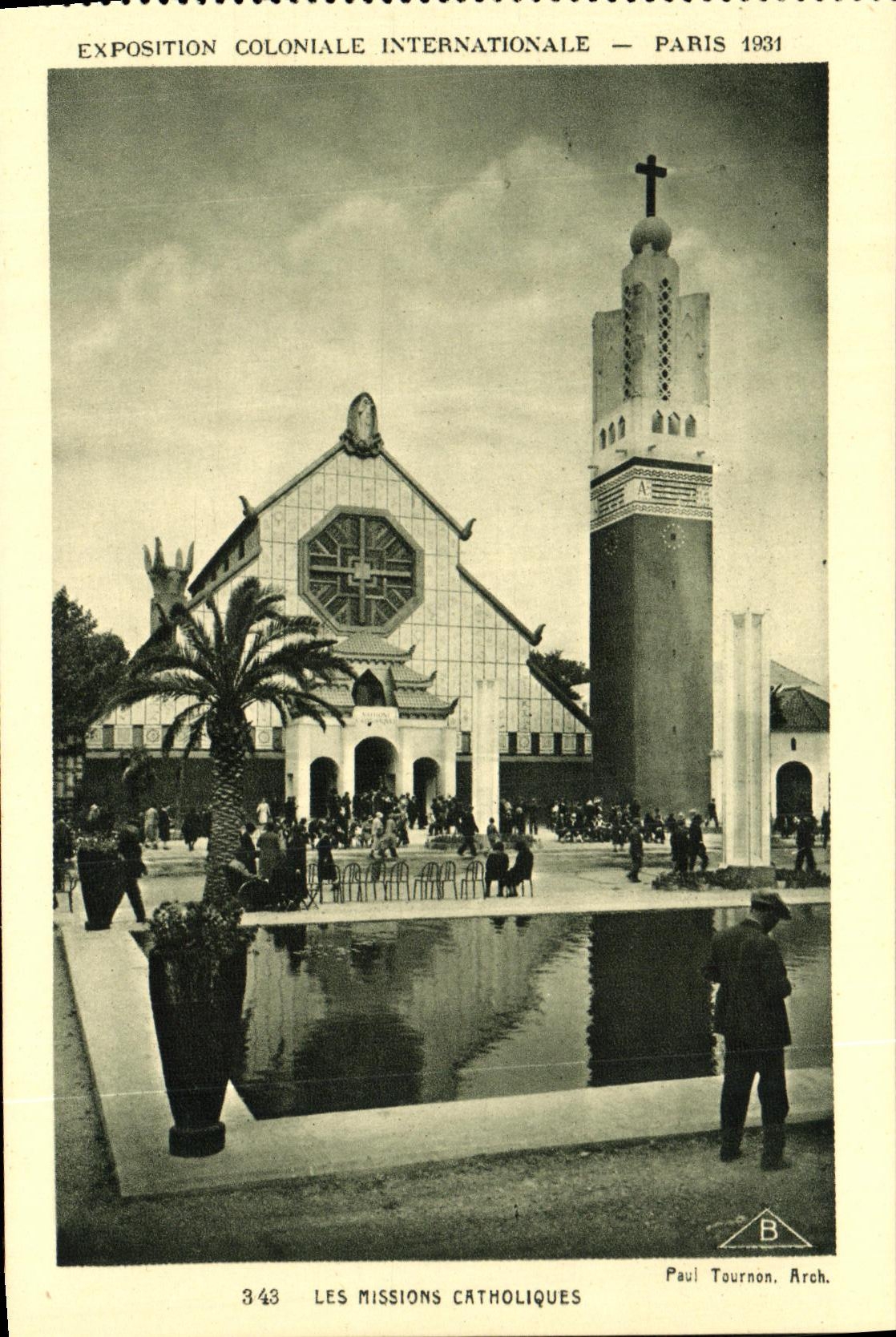 CPA Paris Exposition Colonlale Internationale Les missions Catholiques