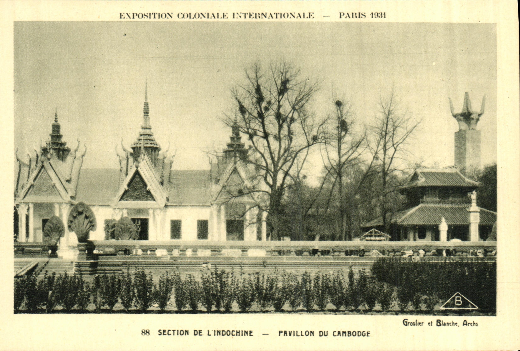CPA Paris Exposition Coloniale Internationale 1931 Section De L Indochine Pavillon Du Cambodge