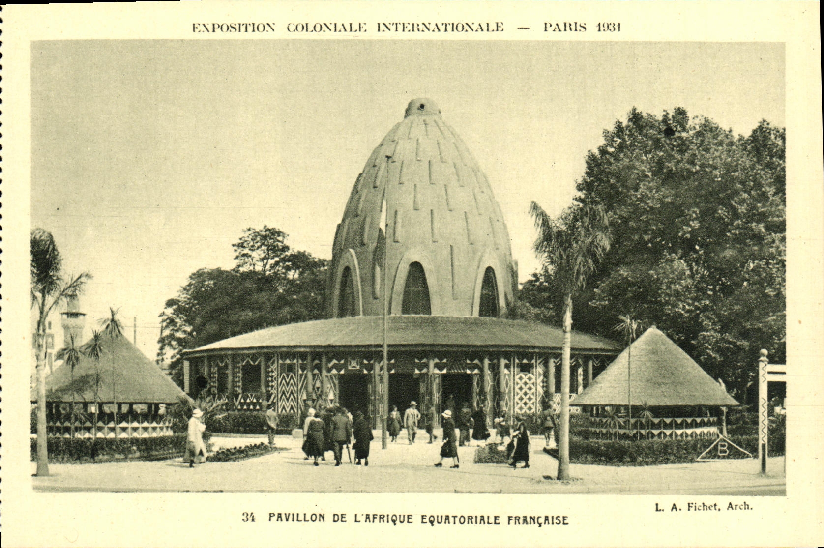 CPA Paris Exposition Coloniale Internationale 1931 Pavillon De L Afrique Equatoriale Francaise