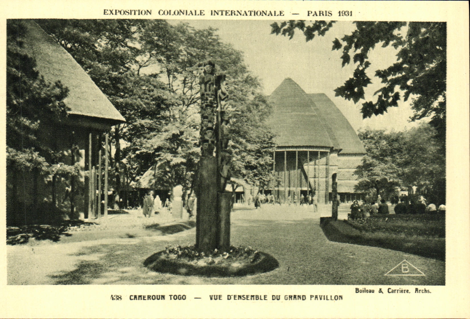 CPA Paris Exposition Coloniale Internationale 1931 Cameroun Togo Vue D Ensemble Du Grand Pavillon