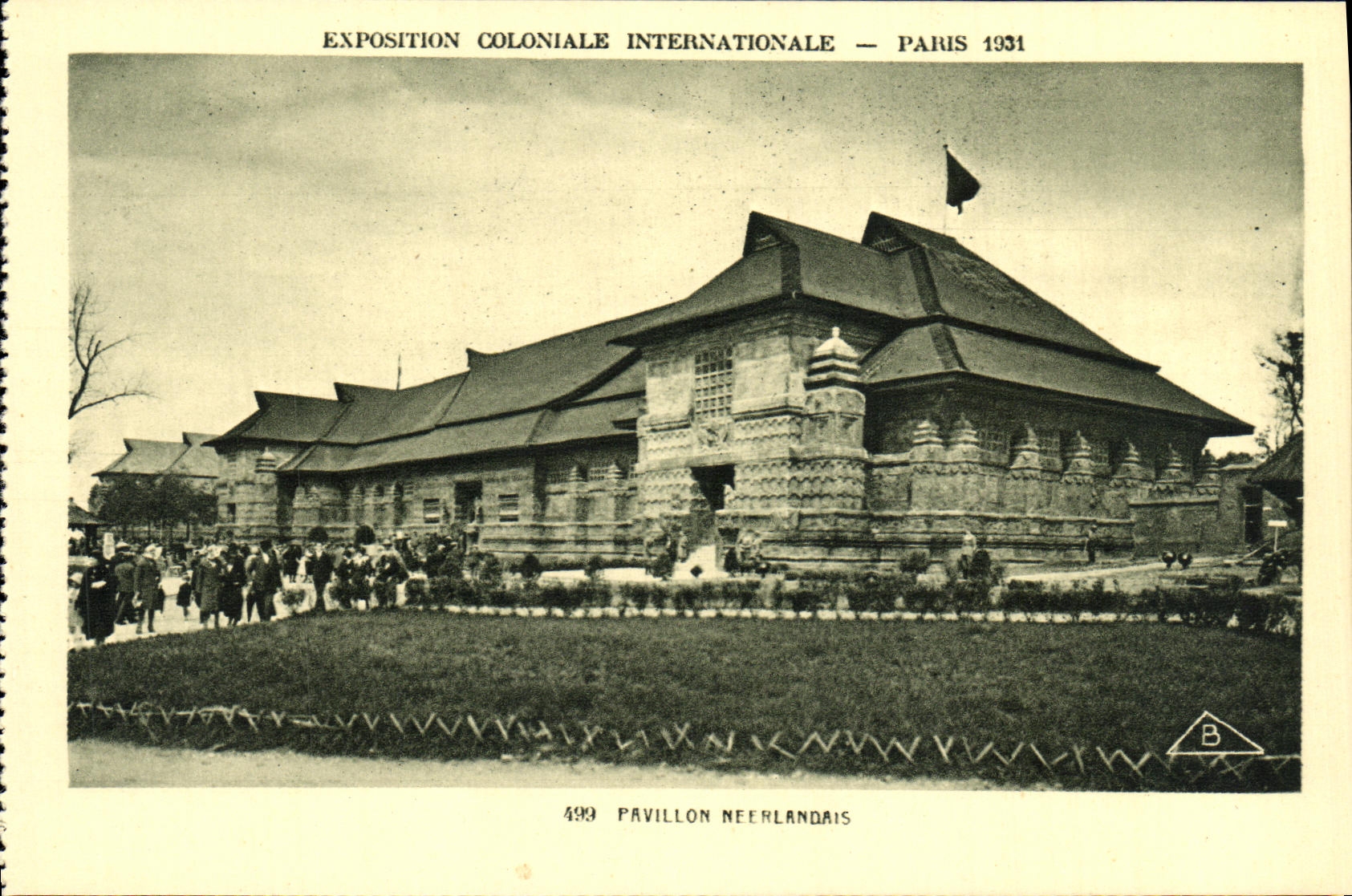 CPA Paris Exposition Coloniale Internationale 1931 Pavillon Neerlandais