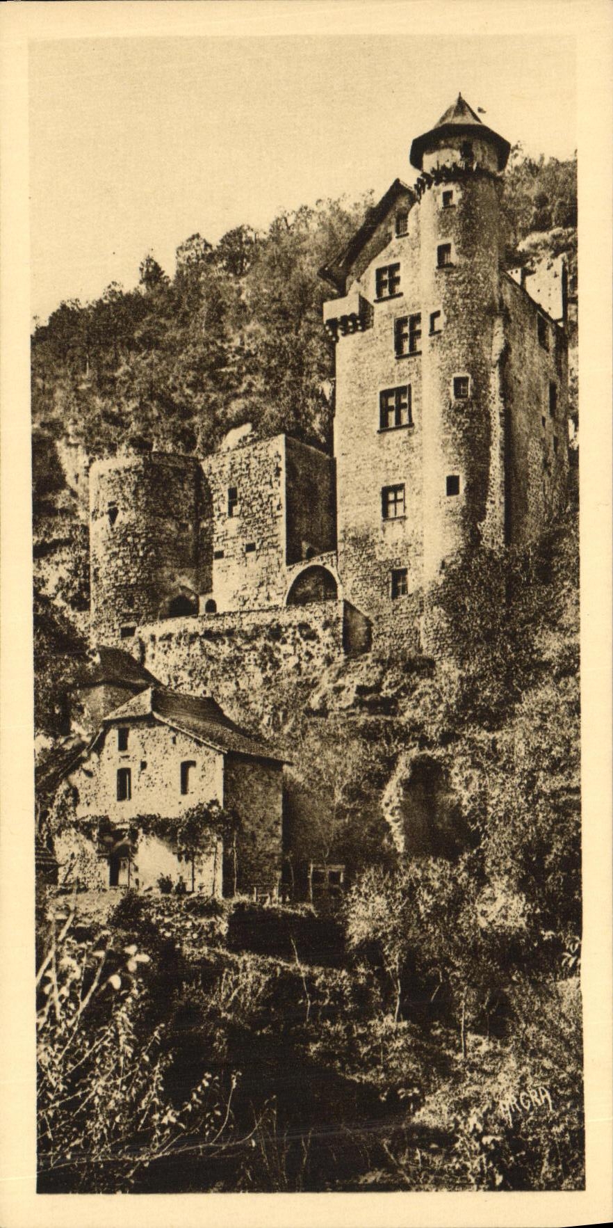CPA Larroque Tiirac Le Chateau