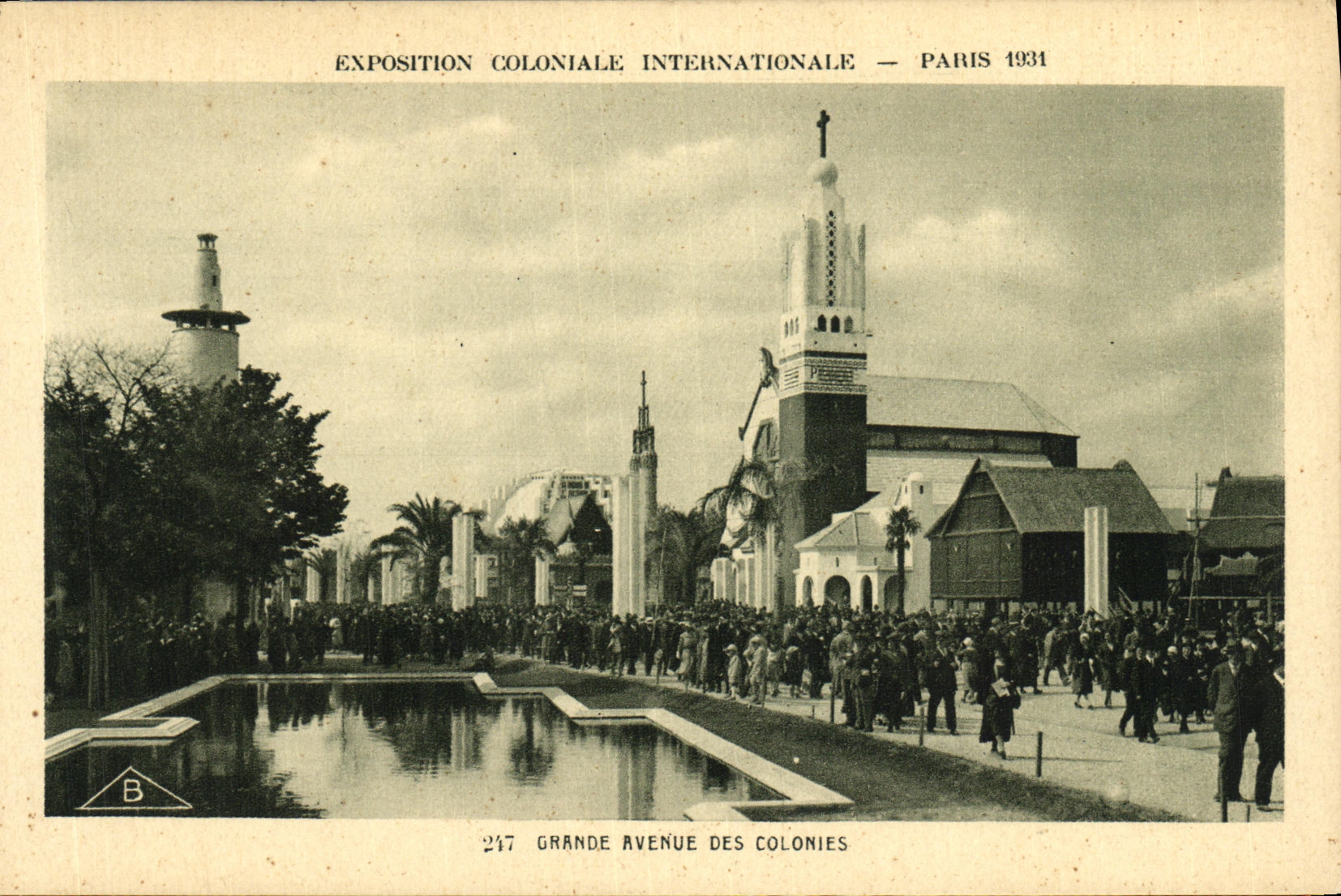 CPA Exposition Colonlale Internationale 1931 Paris Grande Avenue Des Colonies