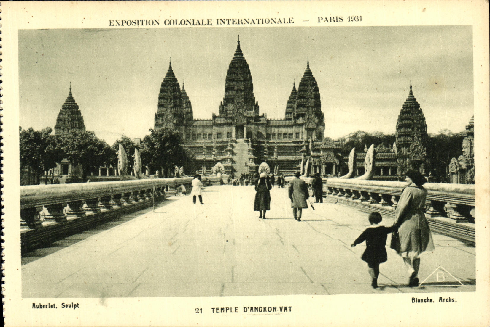 CPA Exposition Colonlale Internationale 1931 Paris Temple D Angkor Vat