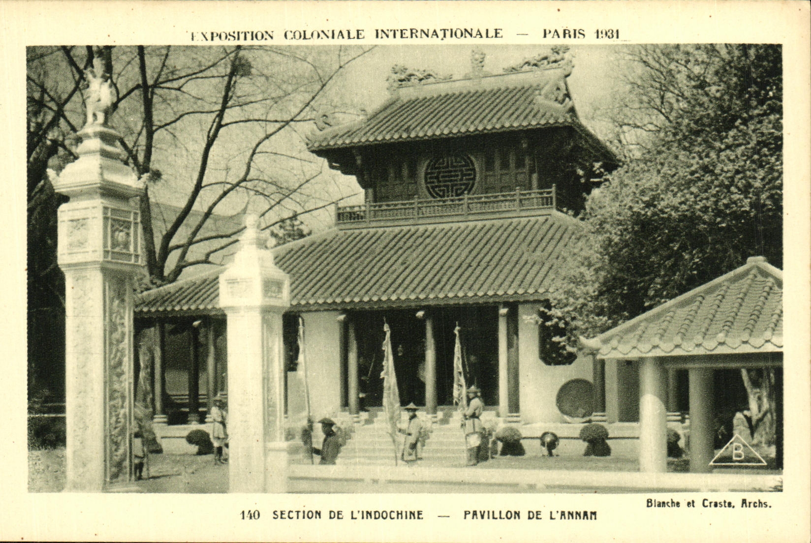CPA Exposition Colonlale Internationale 1931 Paris Section De L Indochine Pavillon De l Annam