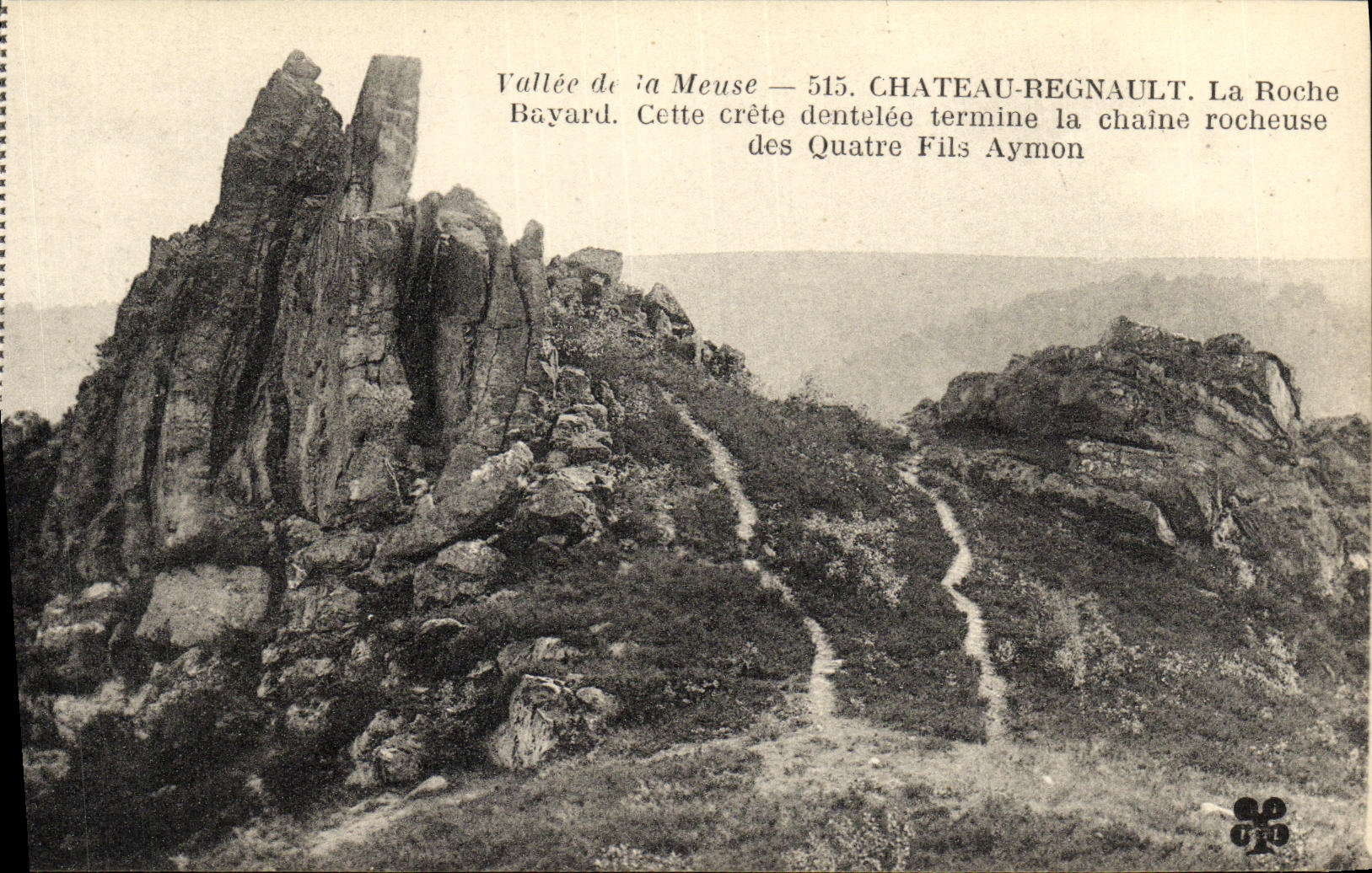 CPA Chateau Regnault Vallee de la Meuse La roche Bayard