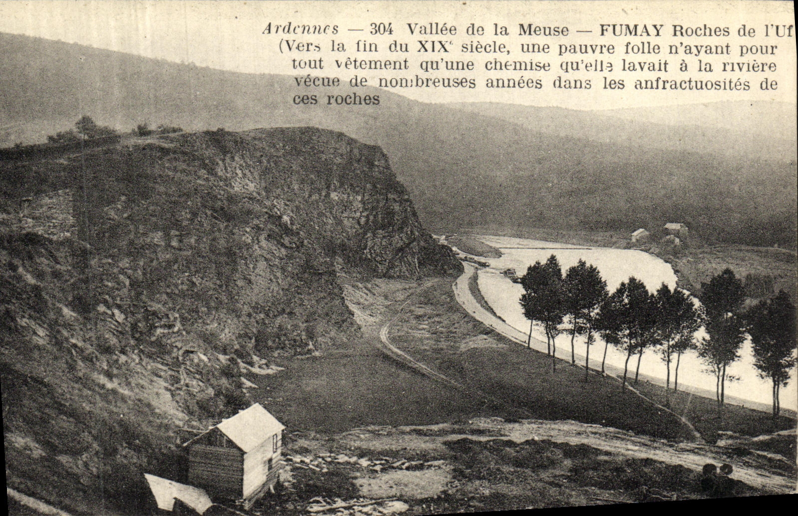 CPA Vallee de la Meuse Fumay roches de l Uf