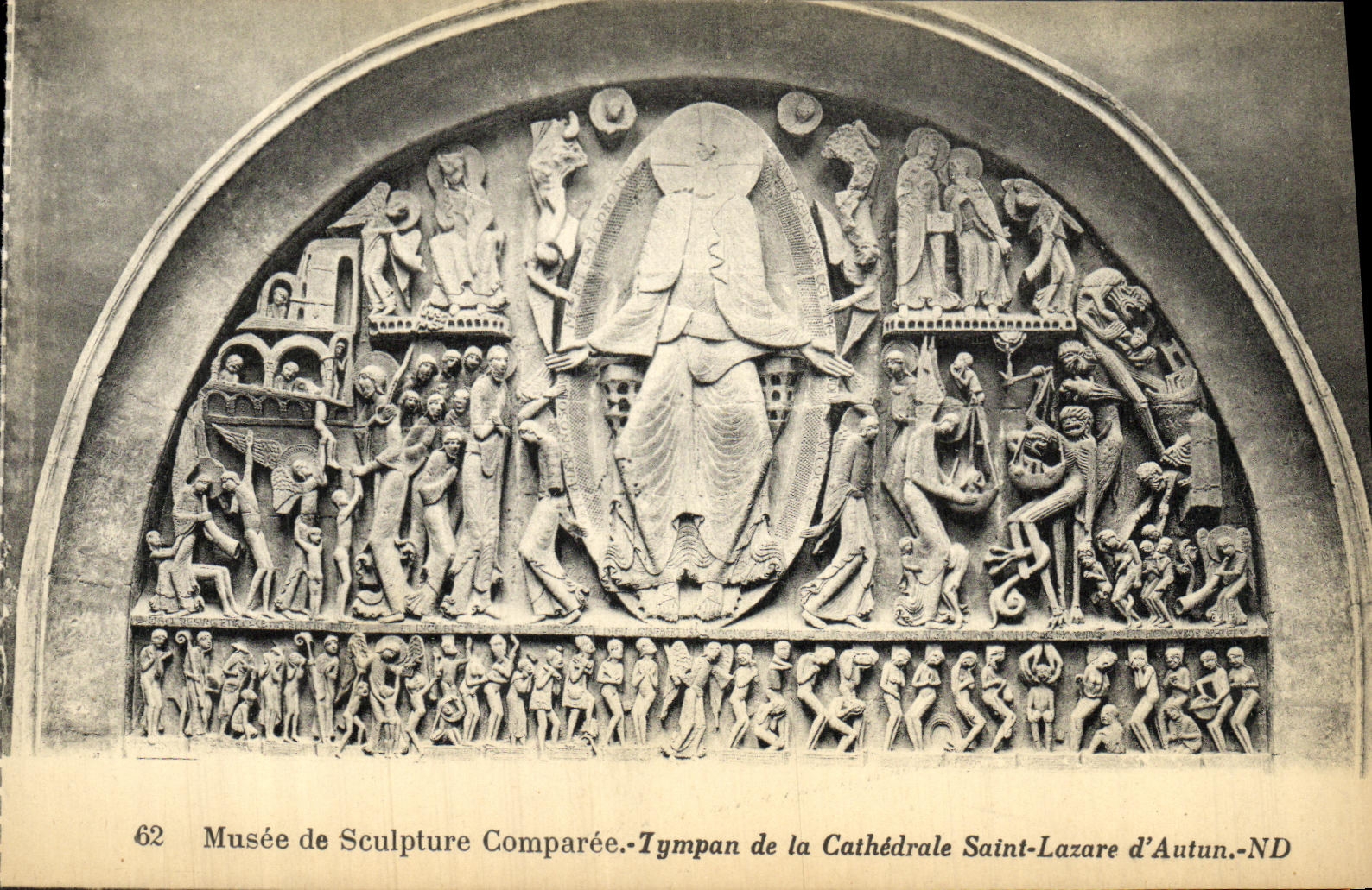 CPA Saint Lazare d Autun Cathedrale Tympan 