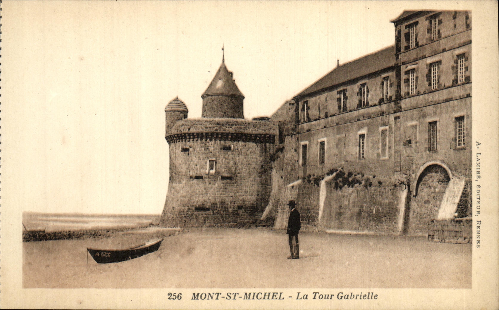 CPA Mont St Michel La Tour Gabrielle