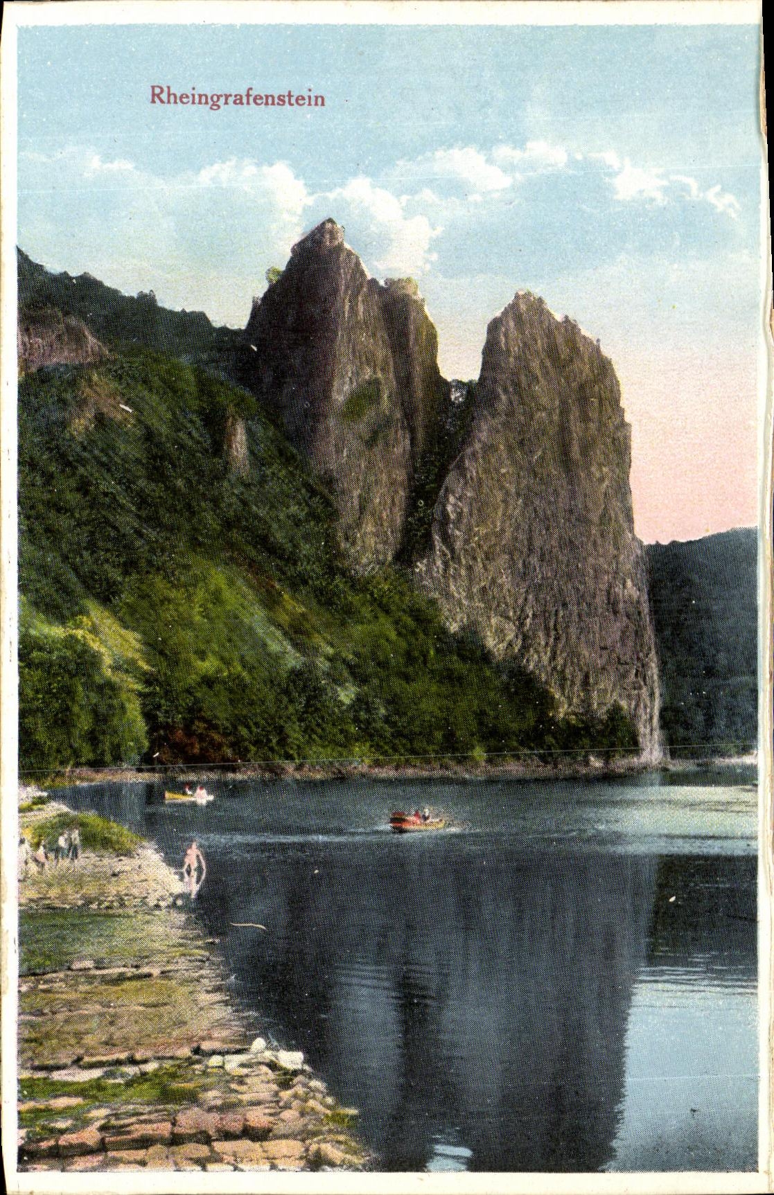 VINTAGE POSTCARD Rheingrafenstein