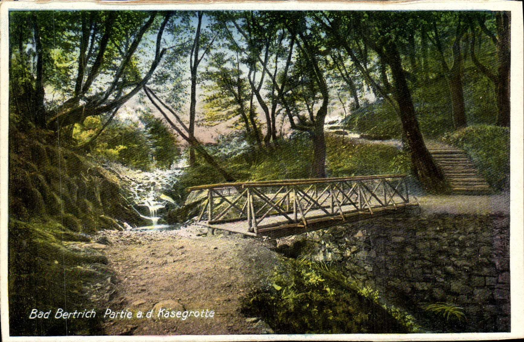 CPA Bad Bertrich Partie Kasegrotte