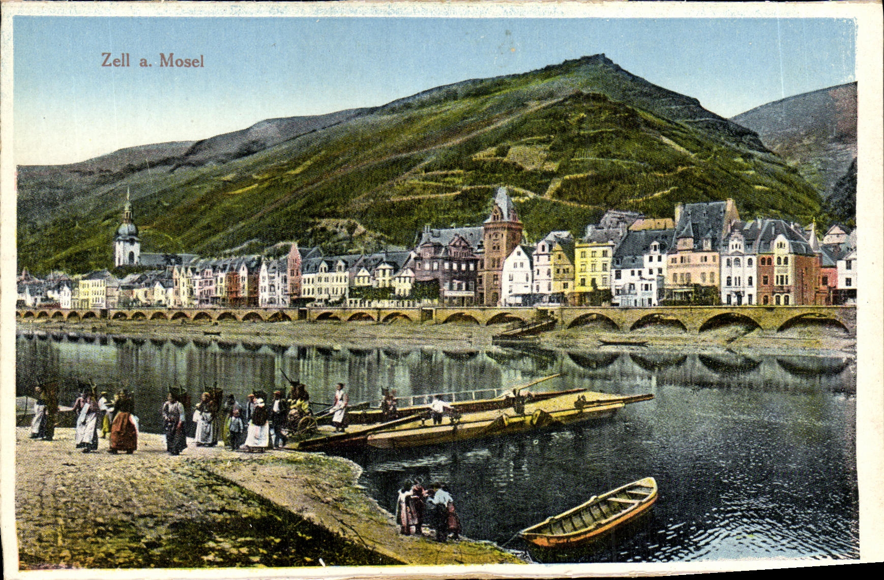 VINTAGE POSTCARD Sell has Mosel