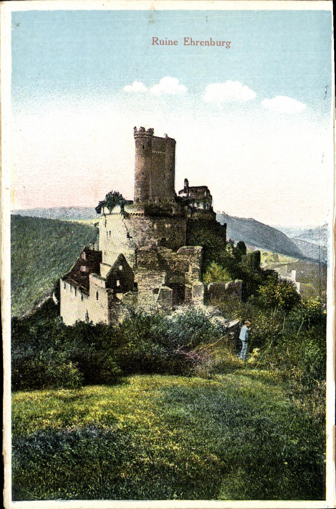 VINTAGE POSTCARD Ehrenburg Ruin