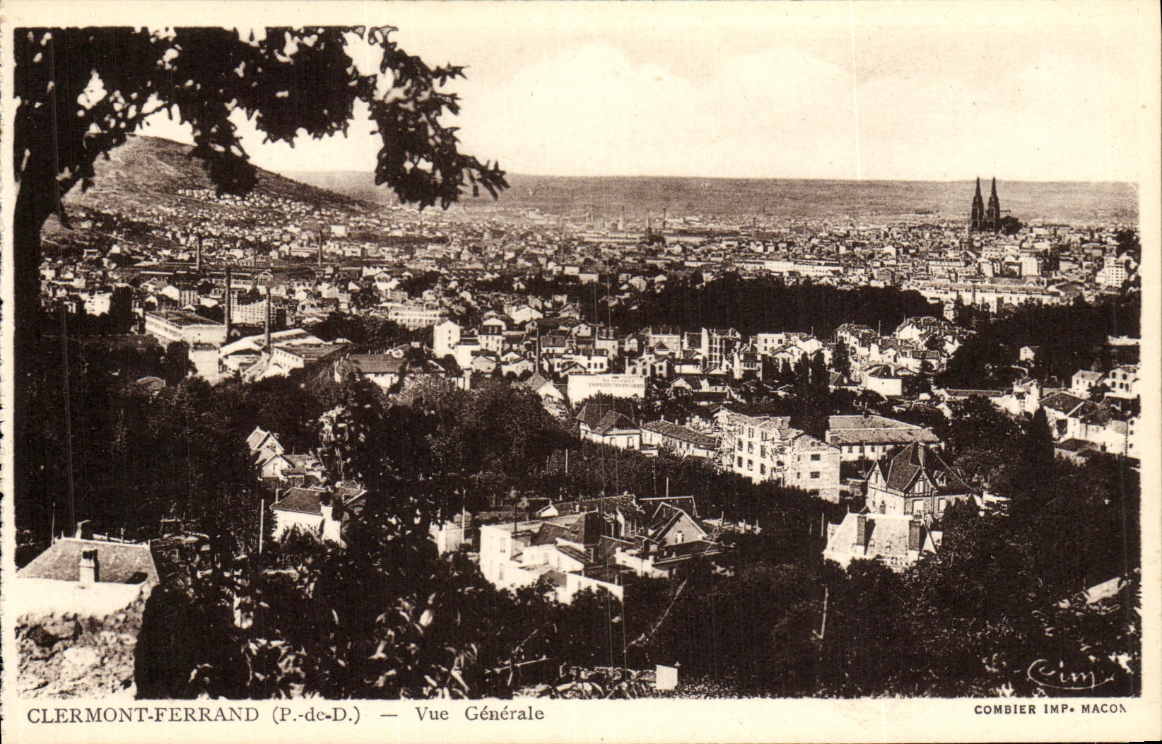 Opinion de Clermont Ferramnd de la POSTAL de la VENDIMIA