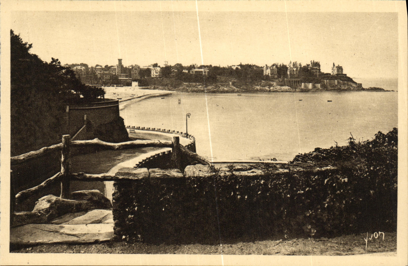 CPA Cote D Emeraude Dinard La Pointe de la Malouine