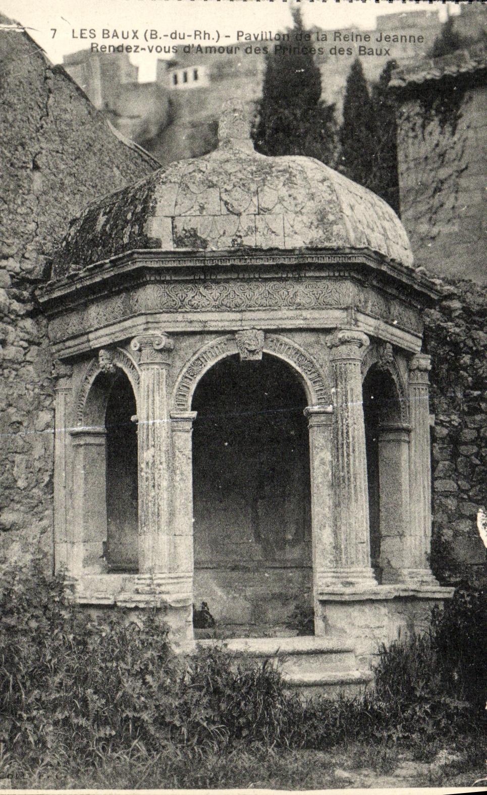 CPA Les Baux Pavillon de la reine Jeanne Rendez vous d amour des princes des Baux 