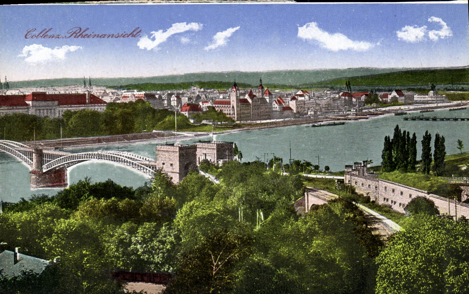 CPA Coblenz Rheinansicht