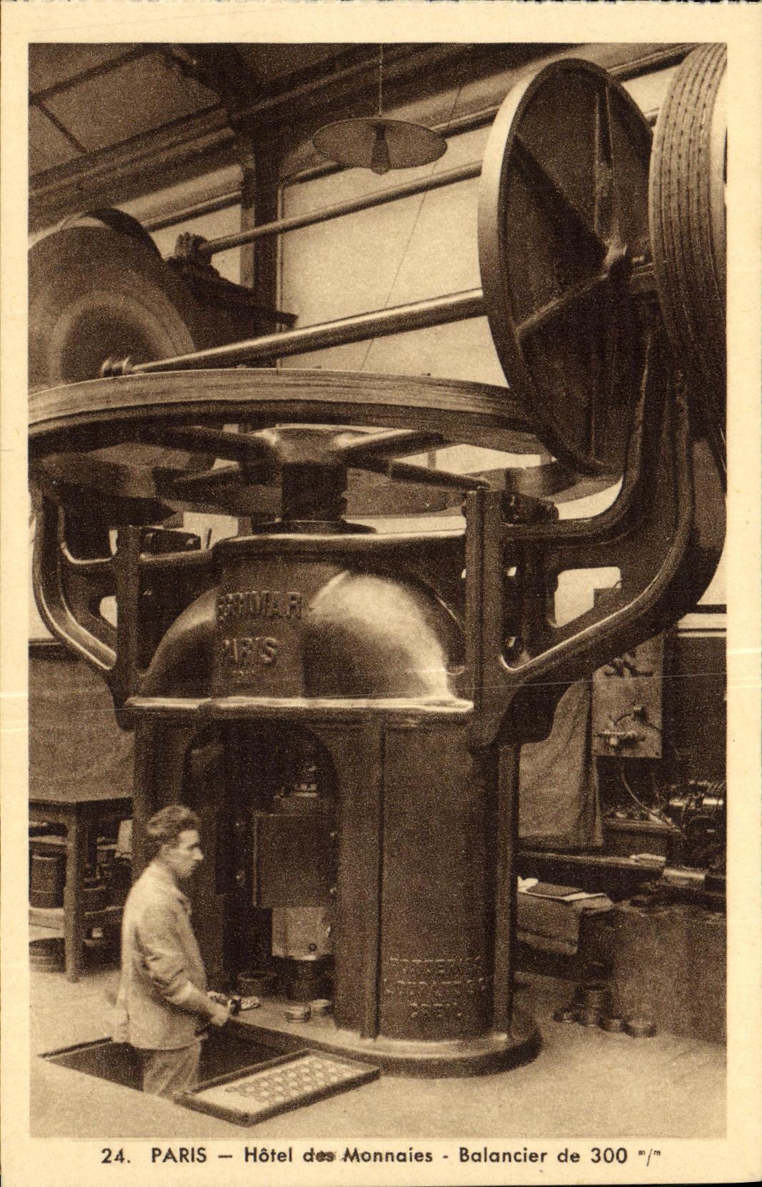 CPA Paris Hotel des Monnaies Balancier
