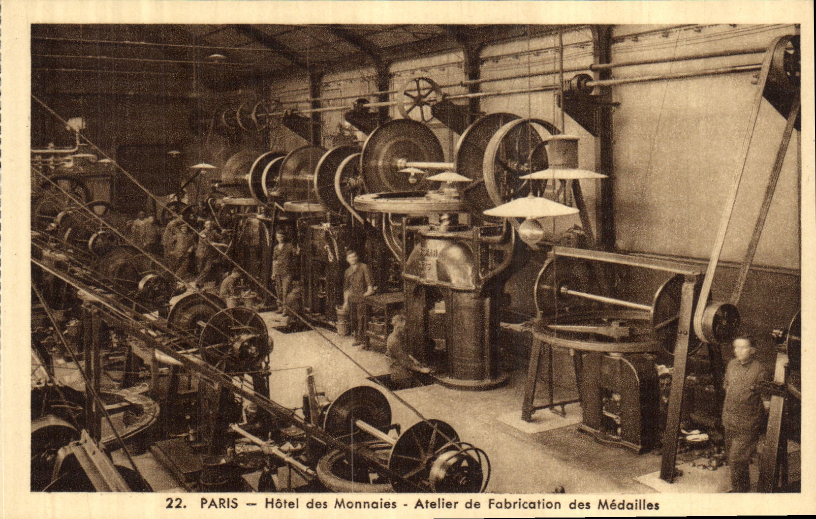 CPA Paris Hotel des Monnaies Atelier de Fabrication des Medailles