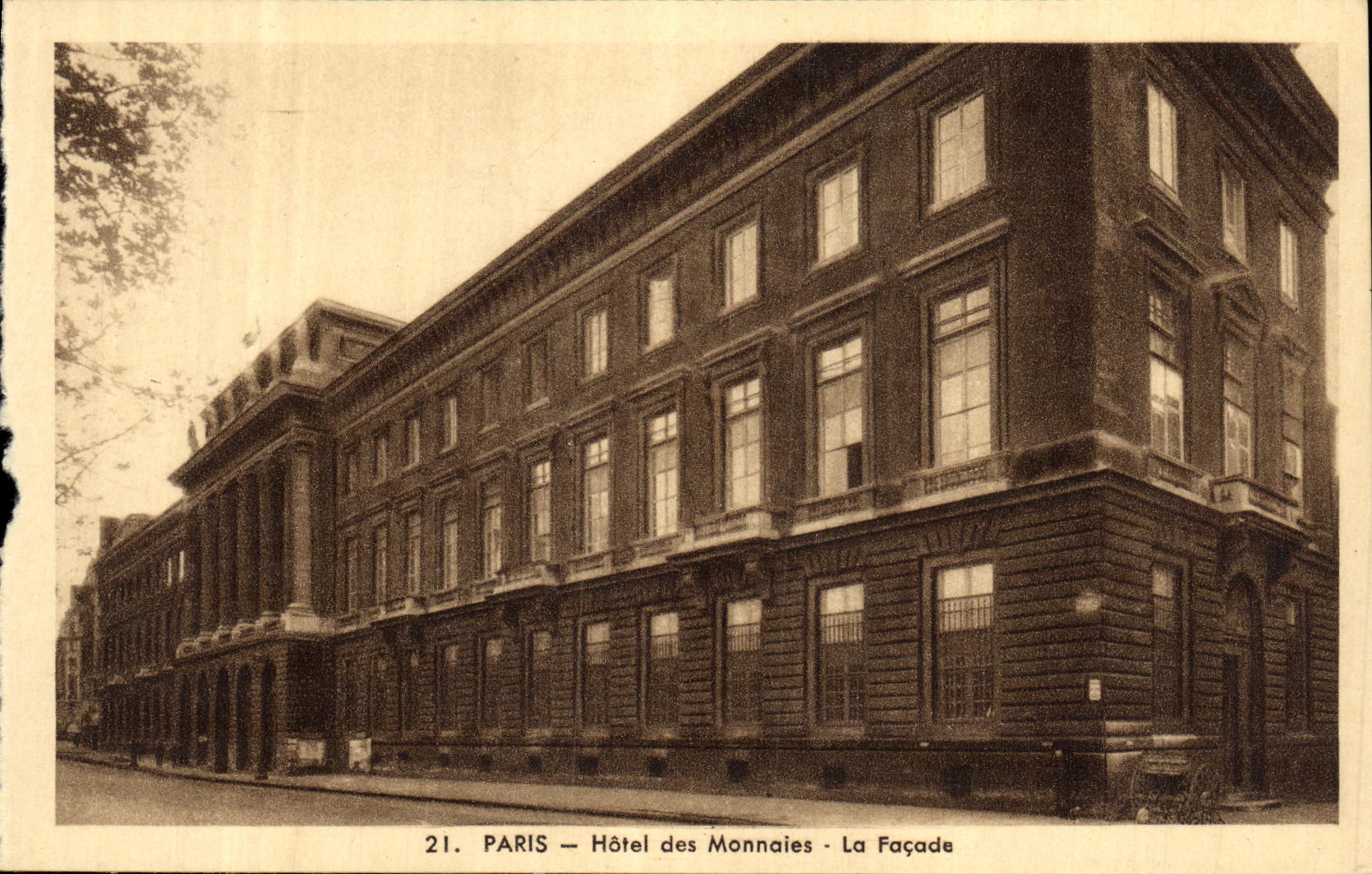 CPA Paris Hotel des Monnaies La Facade