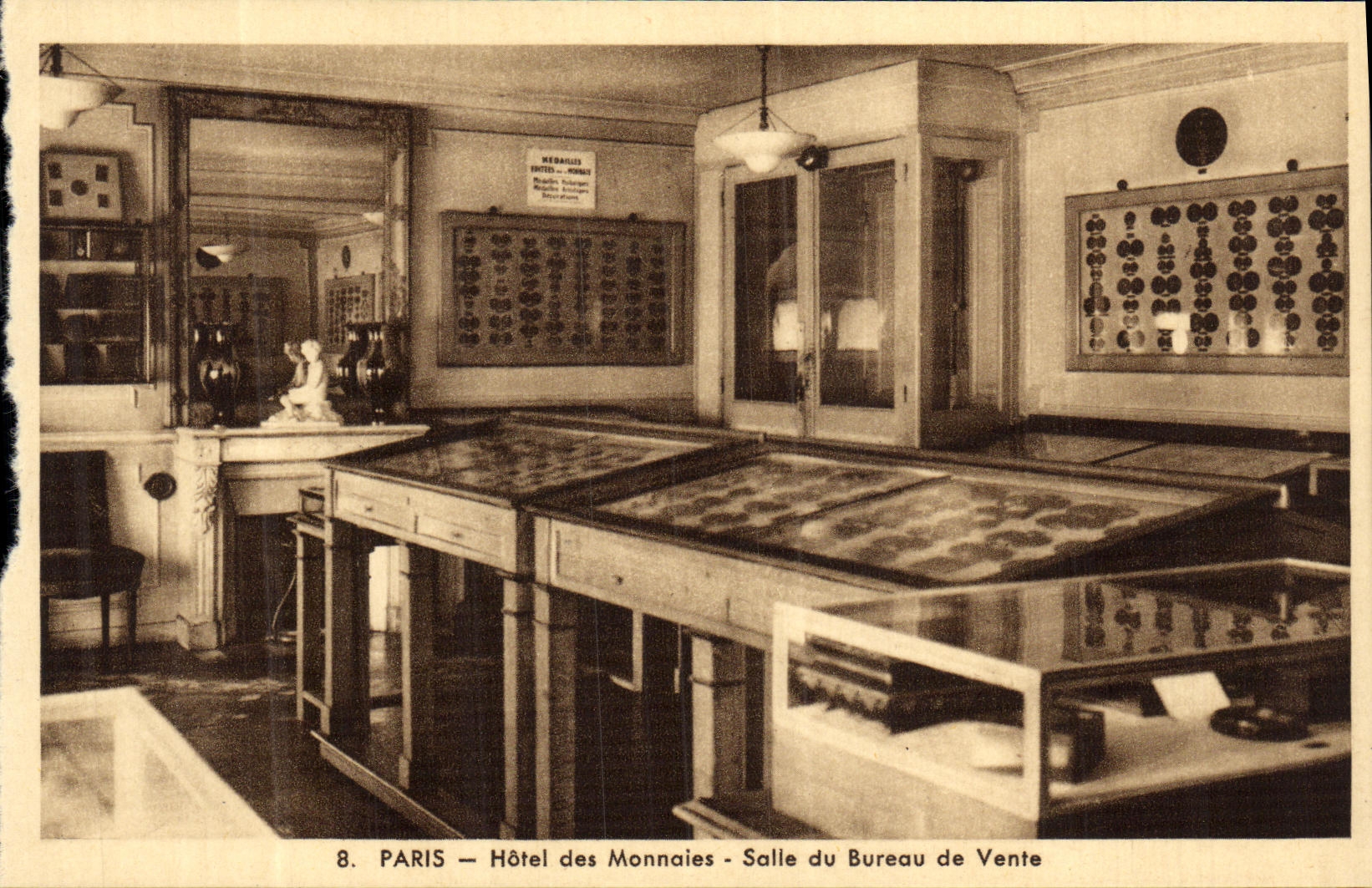 CPA Paris Hotel des Monnaies Salle du Bureau de Vente