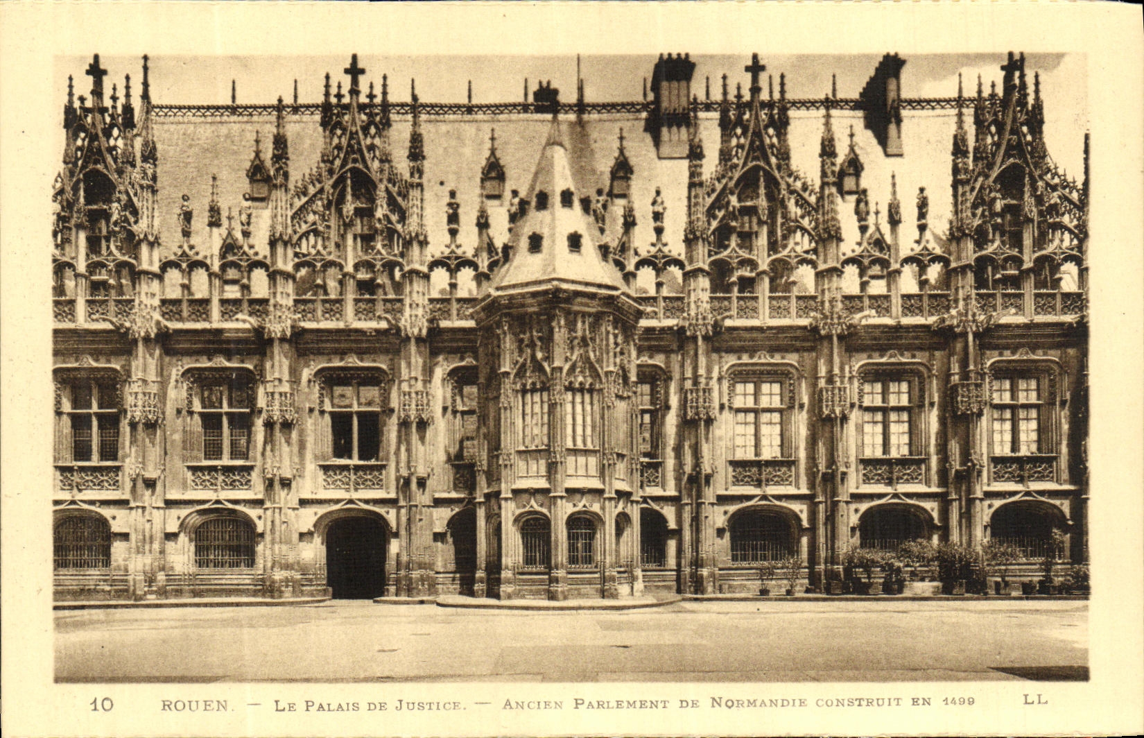 CAPE Rouen law courts Ancien Parliament of Normandy builds in 1499