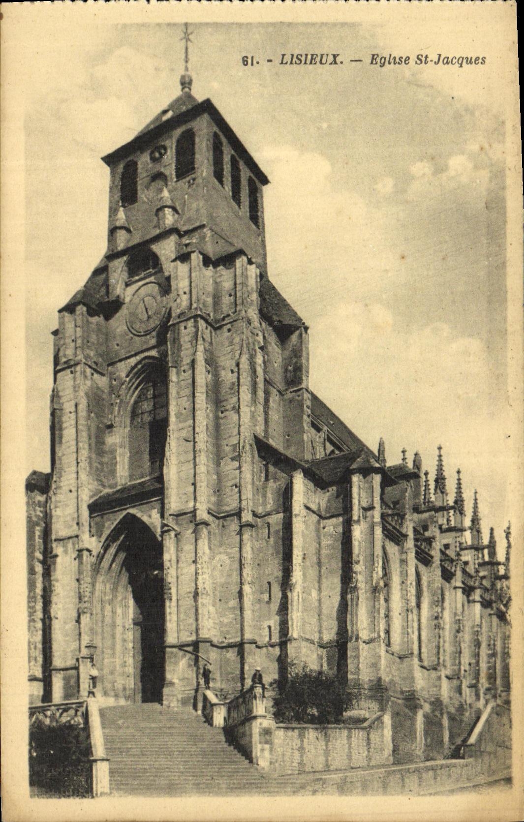 CPA Lisieux Eglise St Jacques