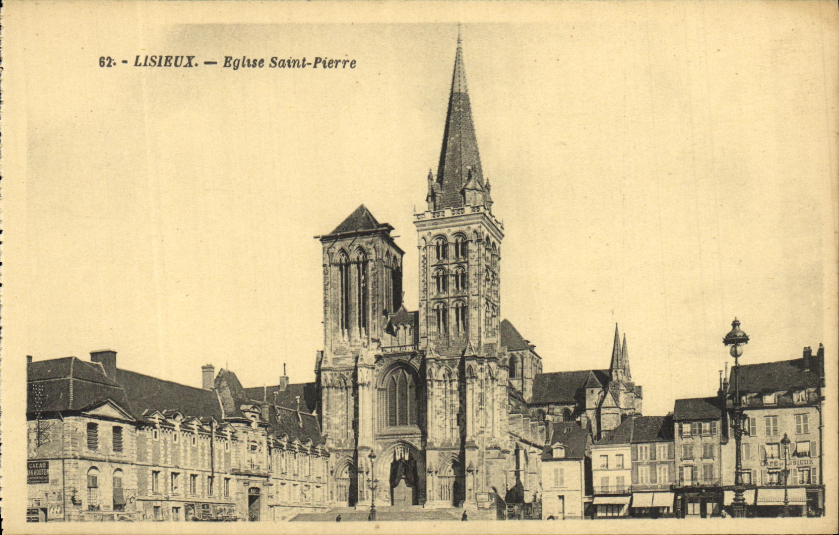 CPA Lisieux Eglise St Pierre