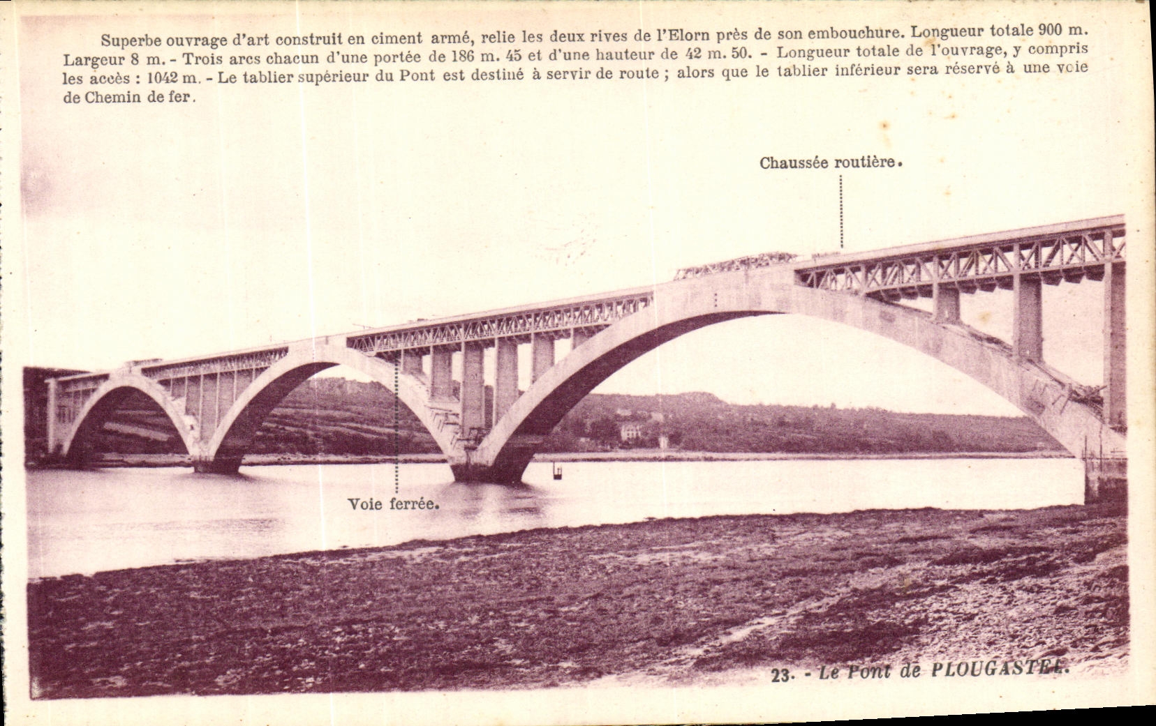 CPA Plougaster Le Pont