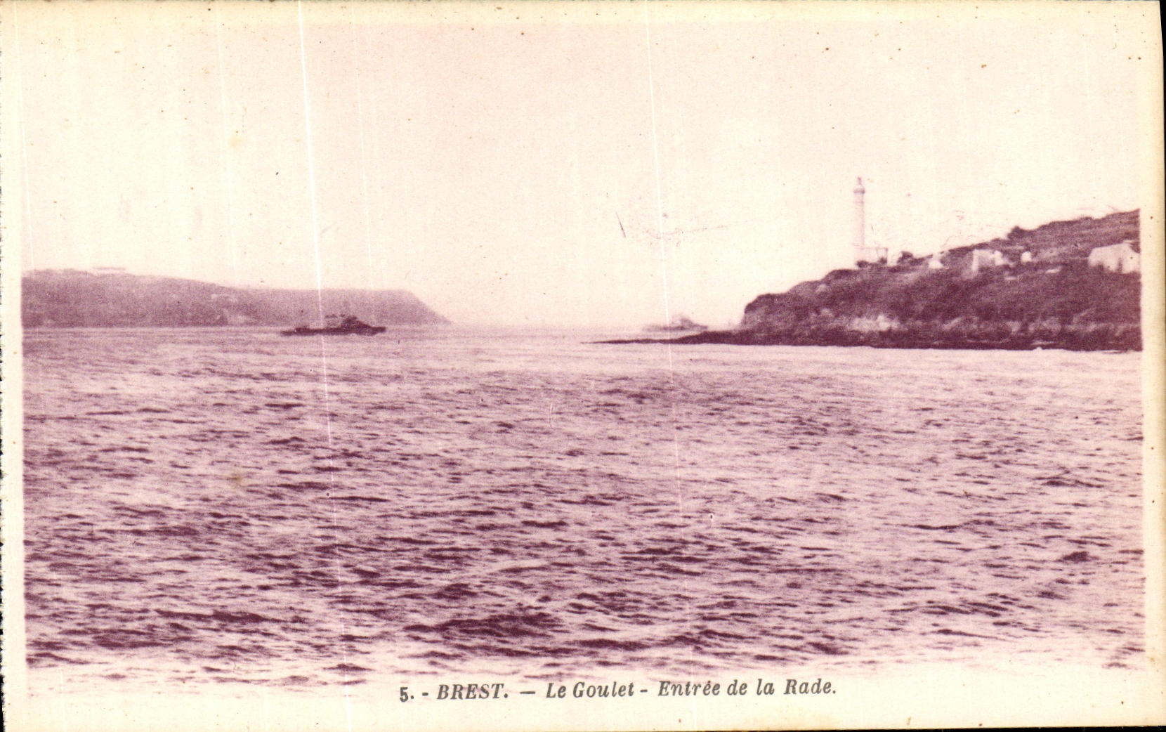 CPA Brest Le Goulet Entree de la Rade