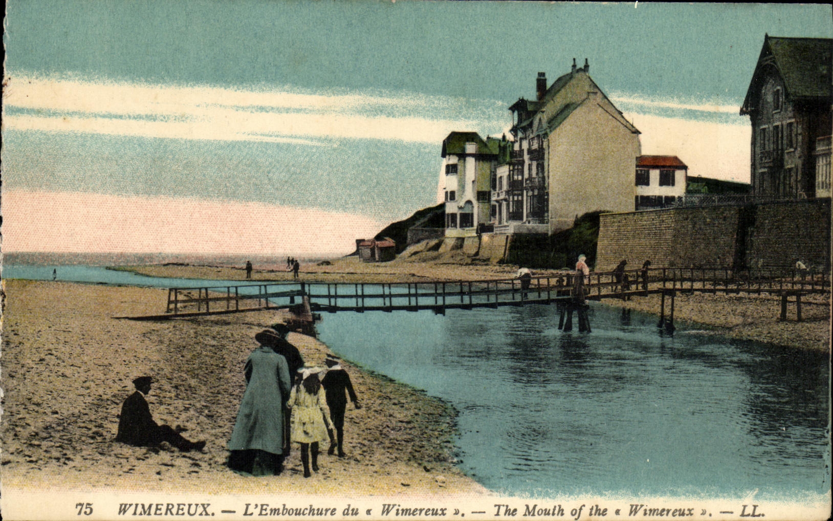 CPA Wimereux L Embouchure du Winereux