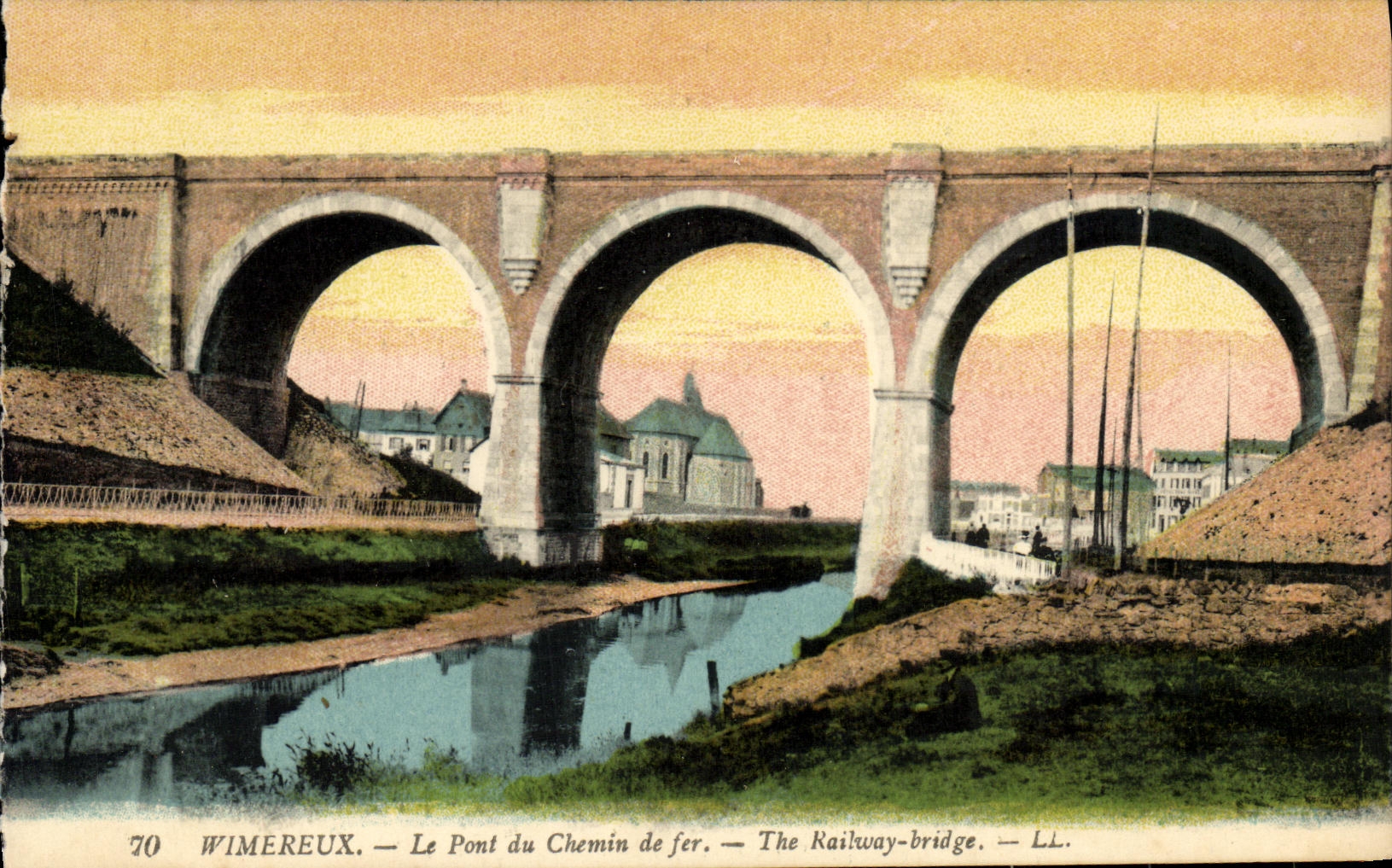 CPA Wimereux Le Pont du Chemin de Fer