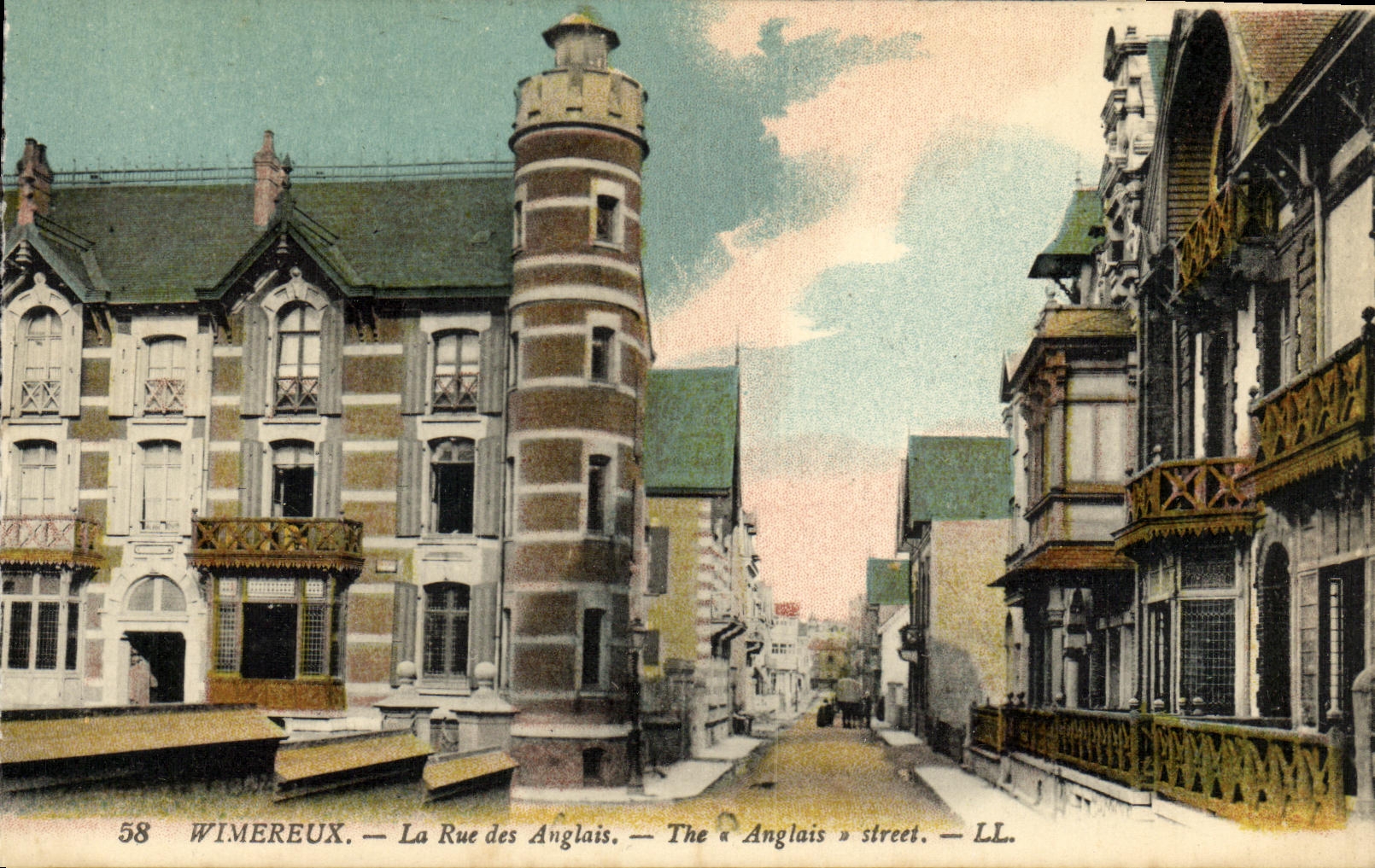 CPA Wimereux La Rue des Anglais The Anglais