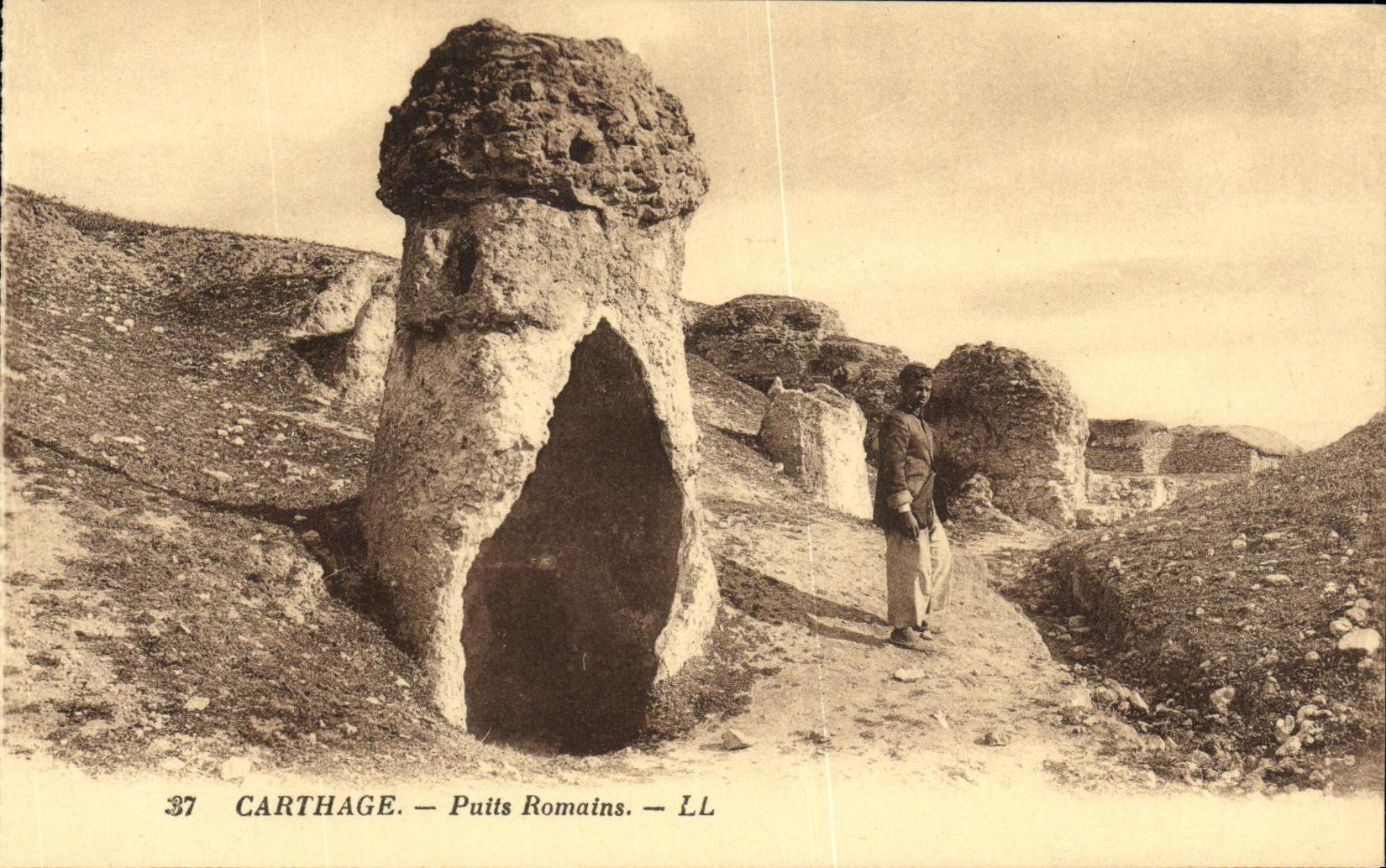 CPA Carthage Puits Romains