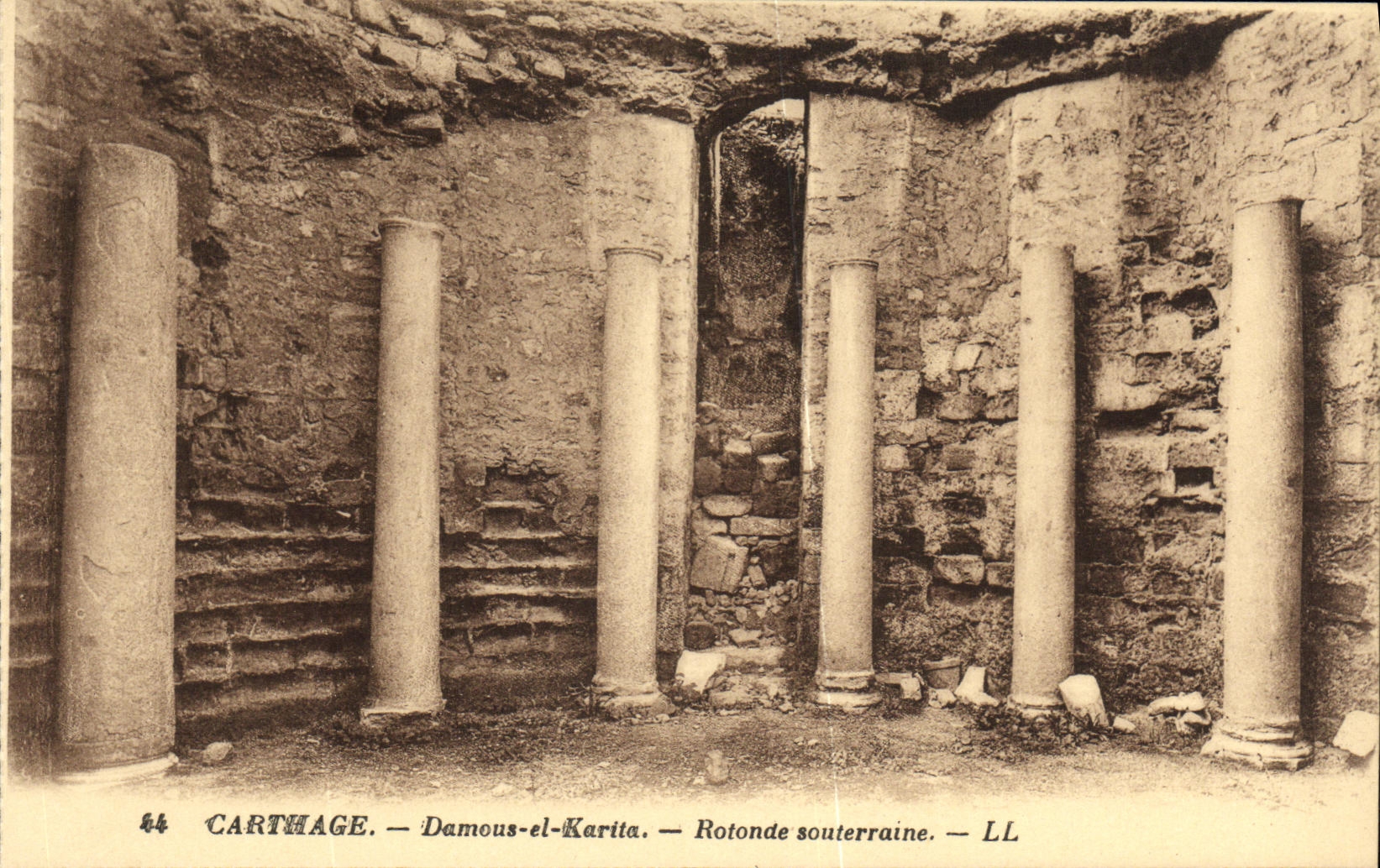 CPA Carthage Damous el Karita Rotonde souterraine