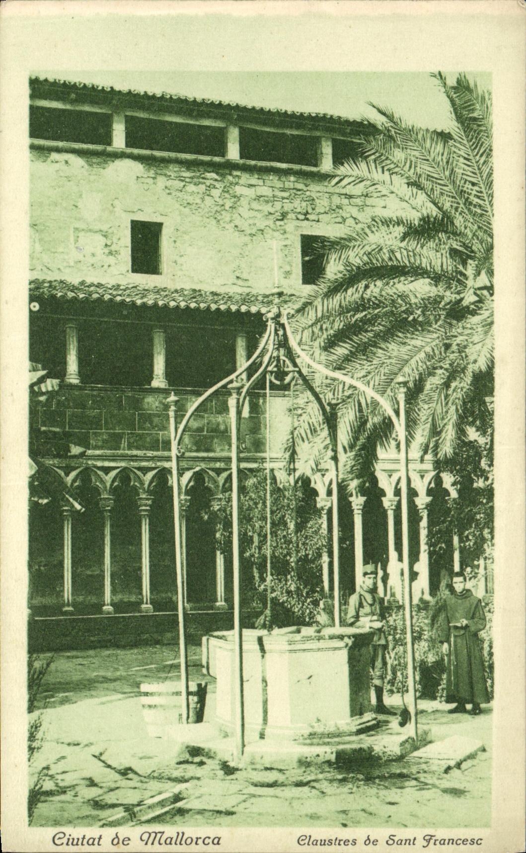 VINTAGE POSTCARD Ciutat de Mallorca Tiles of Sant Francesc