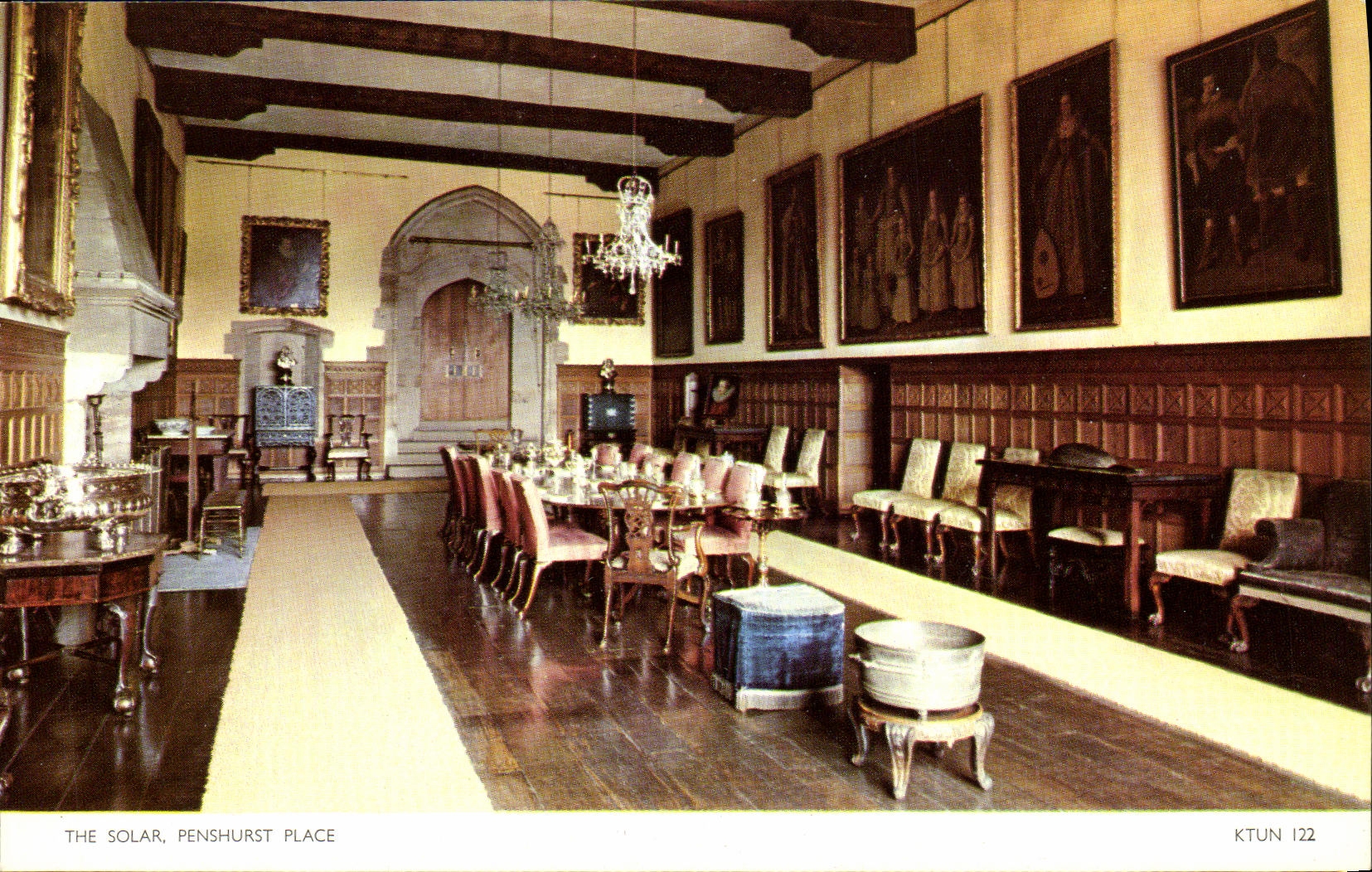 POSTAL MODERNA los lugares solares de Penshurst