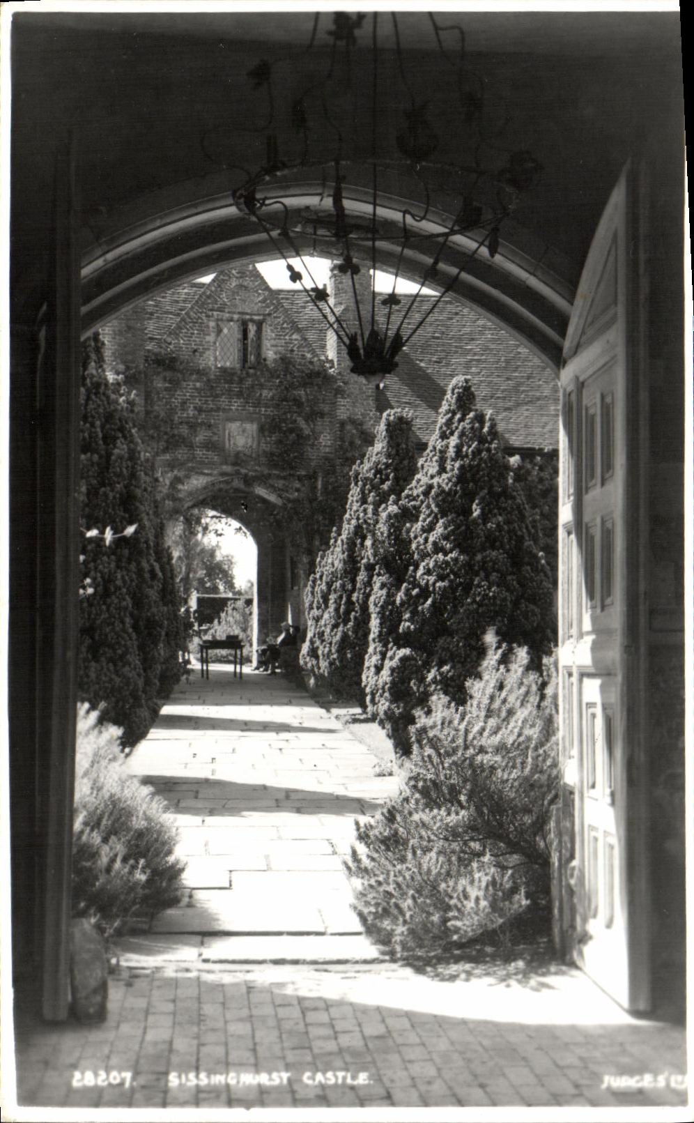 Castillo de Sissinghurst de la POSTAL de la VENDIMIA